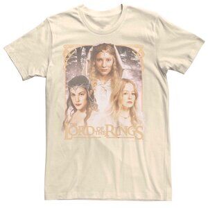 NEW! JUNIORS LORD OF THE RINGS EOWYN ARWEN GALADRIEL WOMENS TEE T-SHIRT SIZE XS